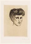 EDVARD MUNCH Kvinnehode.